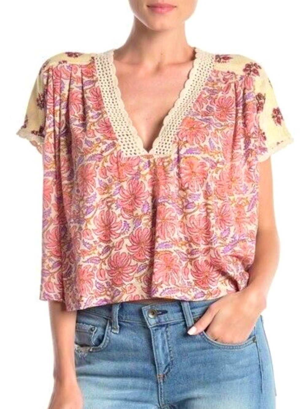 Free People Leilani Cropped Top